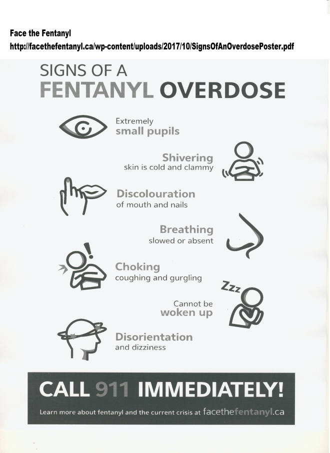 Face the Fentanyl signs